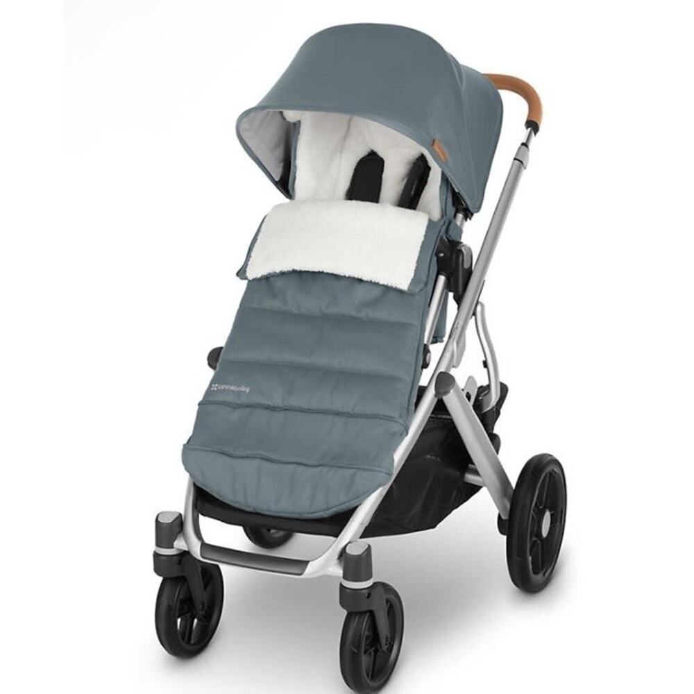 UPPAbaby CozyGanoosh 2-in-1 Seasonal Footmuff - Easily Attaches to UPPAbaby Blue